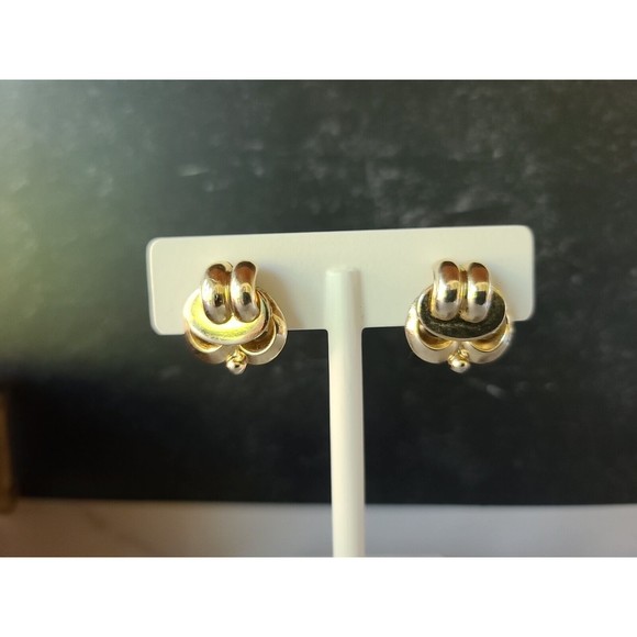 Vintage Coro Gold Tone Screwback Earrings - Picture 4 of 10